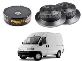 Disco freio traseiro fremax fiat ducato 2.5 2.8 1999 a 2009