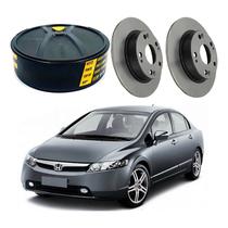 Disco Freio Traseiro New Civic 1.8 Aro 16 2006 A 2011 Disco Freio Traseiro New Civic 1.8 Aro 16 2006 A 2011
