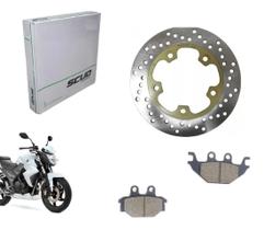 Disco Freio Traseiro Scud Pastilha Freio Dvsc Dafra Next 250