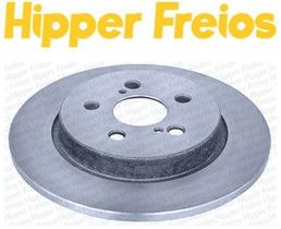 Disco Freio Traseiro Solido Corolla 1.8 16V 08/... 2.0 16V 10/...(Par) - HIPPER FREIOS