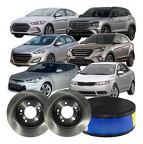 Disco Freio Traseiro Sólido I30 Veloster Cerato 2011 À 2019