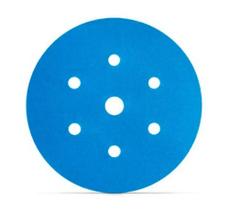 Disco Hookit Blue 7 Furos P080 152mm 3M Alta Durabilidade