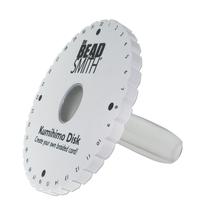 Disco Kumihimo The Beadsmith de 15 cm con mango transparente