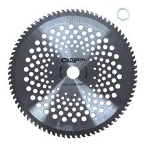 Disco Lâmina 80 Dentes 1" Polegada 25,4mm com Redutor para 20mm Universal para Roçadeira Carbon Fak Disco Lâmina 80 Dentes 1" Polegada 25,4mm com Redutor para 20mm Universal para Roçadeira Carbon Fak