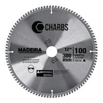 Disco Lâmina De Serra 12 Pol. 300Mm 100 Dentes Para Madeira - Charbs