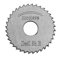 Disco Lâmina De Serra 22Mm Hss 36 Dentes Para Micro Retífica Disco Lâmina De Serra 22Mm Hss 36 Dentes Para Micro Retífica