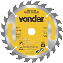 Disco Lâmina De Serra Circular Widea 165x20mm 24dentes - Vonder