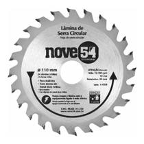 Disco Lâmina de Serra para Madeira Circular 110 X 20 Mm 24 Dentes Nove54 Disco Lâmina de Serra para Madeira Circular 110 X 20 Mm 24 Dentes Nove54