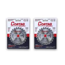 Disco Lâmina Para Serra Circular Cortag 110mm 24 Dentes Para Corte de Madeiras Original Profissional