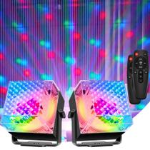Disco Lights Qingers Dj Stage Light, 7 cores, som ativado