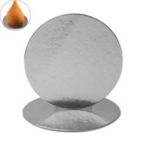 Disco Liso Prata N1 15cm Base para Bolos Doces Deskart Pacote 10 Unidades