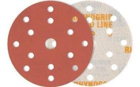 Disco lixa d150 6f rhynogrip red p100 - indasa