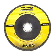 Disco Lixa Desbaste Flap Conico 7" x 22,2 Beltools