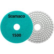 Disco Lixa Diamantada Úmida Porcelanato Pedra Granito Mármore Acabamento Polimento Lixamento Brilho Dágua Flexível Polir Rebolo Grão Stamaco