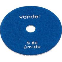 Disco Lixa Diamantado Para Marmore Umido 4&ampquot G80 - Vonder