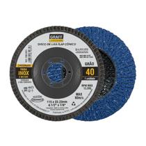 Disco Lixa Flap 115 x 22mm GR.40 Zirconado Graff Disco Lixa Flap 115 x 22mm GR.40 Zirconado Graff