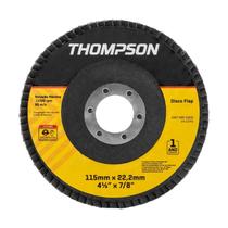 Disco Lixa Flap 4 1/2" - 115mm Grão 40 Thompson
