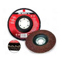 Disco Lixa Flap 4.1/2 Aço Madeira P/ Esmerilhadeira 115mm