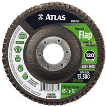 Disco Lixa FLAP Oxido de Aluminio 115MM ATLAS Removedor Tinta