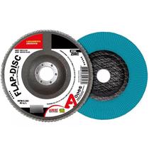 Disco Lixa FLAP Zirconio 180MM Azul Adere DFZ80
