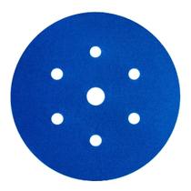 Disco Lixa Hookit Blue 3M 321U P180 152mm Com 7 Furos Embalagem com 50 Unidades