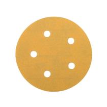Disco Lixa Hookit Ouro 127mm Grão 120 236U HC000635751 5 Furos 3M