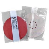 Disco Lixa Massa Pratik A230 225mm 8 Furos com tiras autocolantes G060 - Embalagem com 10 Unidades