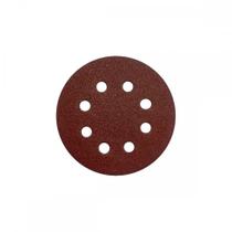 Disco Lixa Pluma Ferro 5 X 80 8Furo - Kit C/10 PC