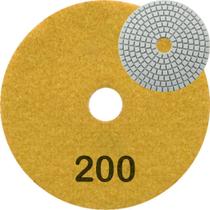 Disco Lixa Polimento Úmido Mármore 10cm Grão 200