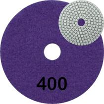 Disco Lixa Polimento úmido Mármore 10cm Grão 400