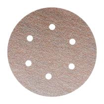 Disco Lixa Seco Norton A275 P80 152mm com 6 Furos Embalagem com 102 Unidades