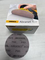 Disco Lixa Tela Mirka Abranet 150mm 50 Unidades Grão 80 Disco Lixa Tela Mirka Abranet 150mm 50 Unidades Grão 80