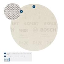 Disco Lixa Tipo Tela 5 Pol Grana 400 EXM480 5 Peças BOSCH Disco Lixa Tipo Tela 5 Pol Grana 400 EXM480 5 Peças BOSCH