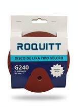 Disco Lixa tiras autocolantes 180mm Grão 240 Com Furos, marca Roquitt Kit 10 Unidades Disco Lixa tiras autocolantes 180mm Grão 240 Com Furos, marca Roquitt Kit 10 Unidades