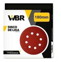 Disco lixa wbr 180mm c/10 grao 80