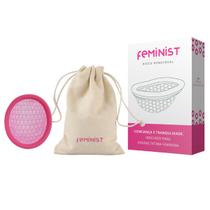 Disco Menstrual Hipoalergico Silicone Feminist Rosa B 50 ml