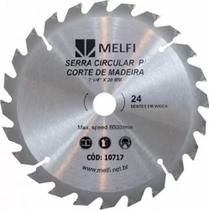Disco Metal Serra Circular Widea para Madeira 24 Dentes 7 1/4x20mm