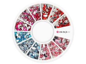 Disco micro pedrarias 43 mix de gotas decoração nail art