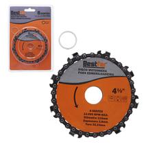 Disco motossera p/esmerilhadeira 8t 115x3,6x22,23mm 4 1/2pol - bestfer Disco motossera p/esmerilhadeira 8t 115x3,6x22,23mm 4 1/2pol - bestfer