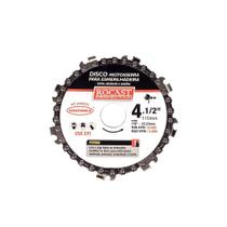 Disco Motosserra Para Esmerilhadeira 4.1/2'' - Rocast Disco Motosserra Para Esmerilhadeira 4.1/2'' - Rocast