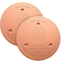 Disco para Banho de Pássaros Mellbree 2 Unidades Cobre Puro 0,6 mm Disco para Banho de Pássaros Mellbree 2 Unidades Cobre Puro 0,6 mm