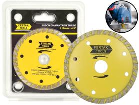 Disco Para Concreto Alvenaria Turbo 110mm X 20mm Fertak 2802