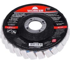 Disco Para Polimento Feltro Metal Inox 4.1/2X7/8 Worker - 4pc Disco Para Polimento Feltro Metal Inox 4.1/2X7/8 Worker - 4pc