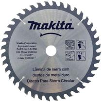 Disco para Serra Circular 185x20mm para Madeira com 40 Dentes- D-51356 - MAKITA