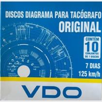 Disco Para Tacógrafo Semanal 125km 7 Dias Vdo