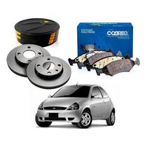 Disco Pastilha Dianteiro Ford Ka 1.6 8v 2001 A 2007 Disco Pastilha Dianteiro Ford Ka 1.6 8v 2001 A 2007