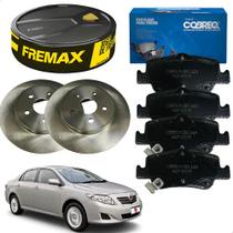 Disco Pastilha Toyota Corolla 1.8 2009 2010 2011 2012 2013 2014 2015 2016 2017 2018 2019...