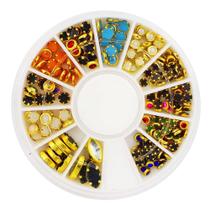 Disco pedrarias colorido 12 modelos - MIX DA JO