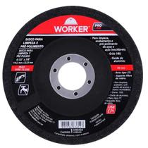 Disco Polimento 114,3 x 22,23 mm GR180 inox 199507 Worker