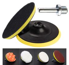 Disco Prato Suporte 125mm 5 Polegadas + Adaptador Pino M14 Haste 8mm KaQi